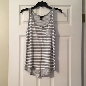 Two tank tops grey and pink